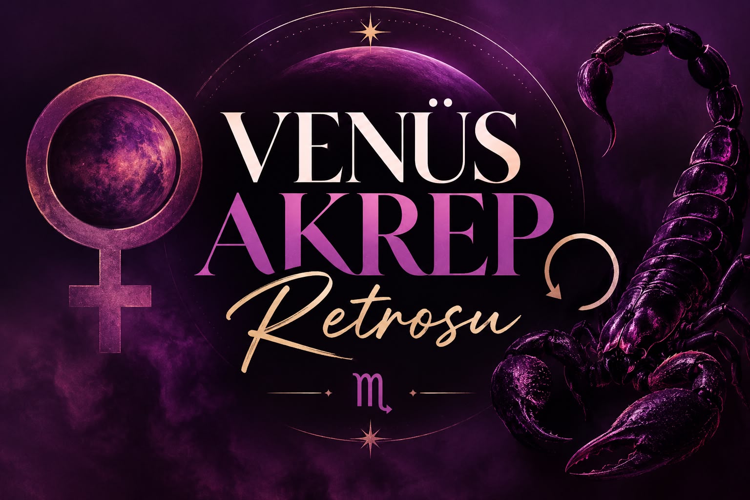 VENÜS AKREP RETROSU